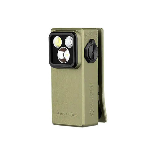 Olight Oclip Ultra - 530 Lumens - Mini lampe à clip avec faisceau large, concentré et UV  NYCTALOPE  