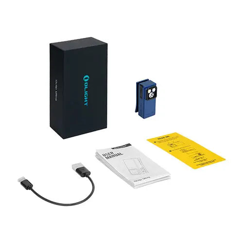 Olight Oclip Ultra - 530 Lumens - Mini lampe à clip avec faisceau large, concentré et UV  NYCTALOPE  