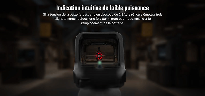 Olight Osight C – optique à viseur point rouge haute performance  NYCTALOPE  