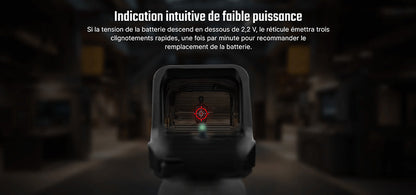 Olight Osight C – optique à viseur point rouge haute performance  NYCTALOPE  