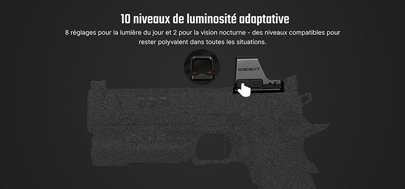 Olight Osight C – optique à viseur point rouge haute performance  NYCTALOPE  