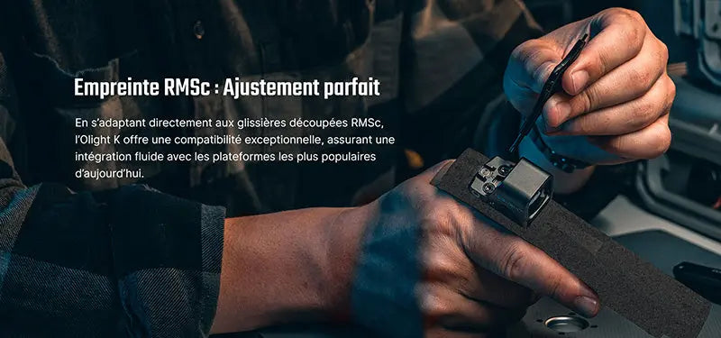 Olight Osight K - Optique reflex ouvert avec batterie latérale remplaçable - NYCTALOPE