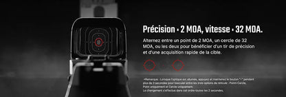 Olight Osight SE - Optique fermée à point rouge avec empreinte RMSc et batterie remplaçable - NYCTALOPE