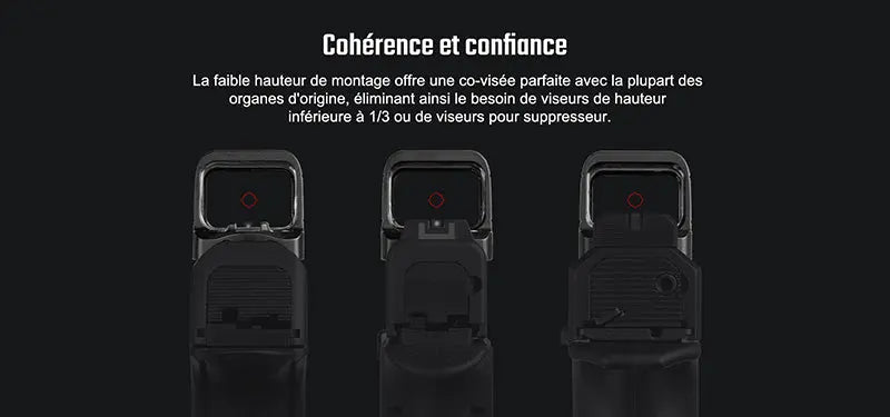 Olight Osight SE - Optique fermée à point rouge avec empreinte RMSc et batterie remplaçable - NYCTALOPE