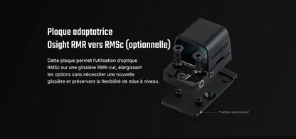 Olight Osight SE - Optique fermée à point rouge avec empreinte RMSc et batterie remplaçable - NYCTALOPE