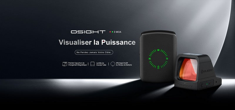 Olight Osight | Viseur point rouge 3MOA rechargeable  NYCTALOPE  