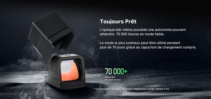 Olight Osight | Viseur point rouge 3MOA rechargeable  NYCTALOPE  