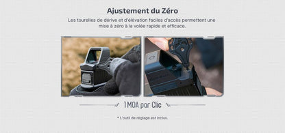 Olight Osight | Viseur point rouge 3MOA rechargeable  NYCTALOPE  