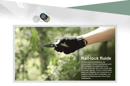 Olight Rubato 3 - Couteau de camping avec rail-lock - Oknife  NYCTALOPE  