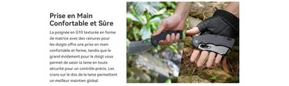 Olight Sentry L1 - Couteau de Poche Pliant de Type Cleaver - Oknife  NYCTALOPE  