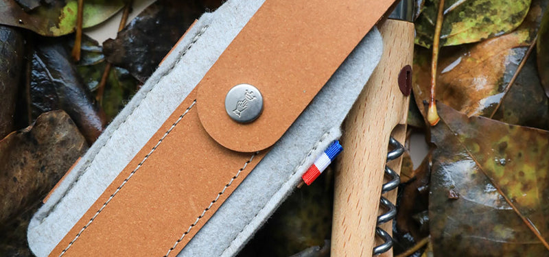 Étui outdoor L Opinel pour couteaux de poche N°09,N°10, N°08 Champignon et N°10 Tire-bouchon Décapsuleur  NYCTALOPE  