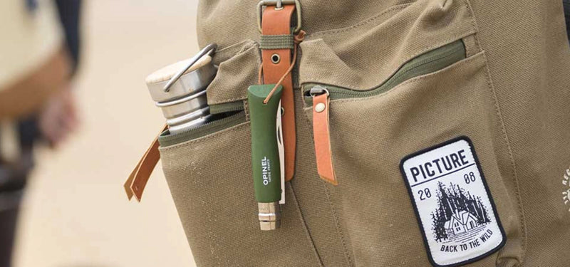 Couteau de poche Opinel Tradition  Baroudeur N°08 – Kaki  NYCTALOPE  