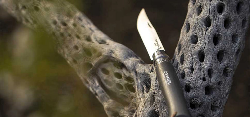 Couteau de poche Opinel Tradition Baroudeur N°08 – Noir brun  NYCTALOPE  