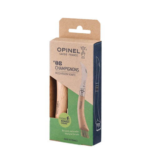 Couteau de poche Opinel Champignon N°08 – Hêtre - couteau à champignon  NYCTALOPE  