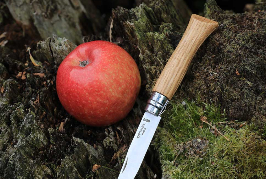 Couteau de poche Opinel Tradition Luxe Inox N°08 – Chêne  NYCTALOPE  