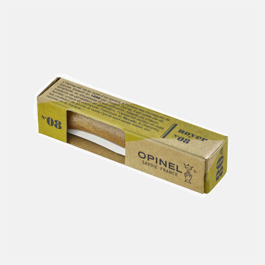 Couteau de poche Opinel Tradition Luxe Inox N°08 – Noyer  NYCTALOPE  