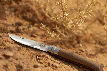 Couteau de poche Opinel Tradition Luxe Inox N°08 – Noyer  NYCTALOPE  