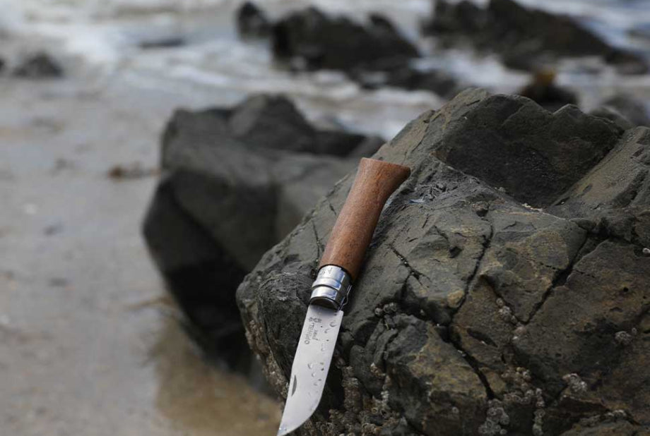 Couteau de poche Opinel Tradition Luxe Inox N°08 – Noyer  NYCTALOPE  