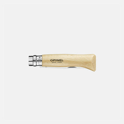 Opinel N°08 Tradition Inox – Couteau de poche pliant - Manche Hêtre - Lame 8.5 cm  NYCTALOPE  