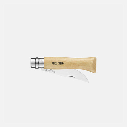 Opinel N°09 Tradition Inox – Couteau de poche pliant - Manche Hêtre - Lame 9 cm  NYCTALOPE  