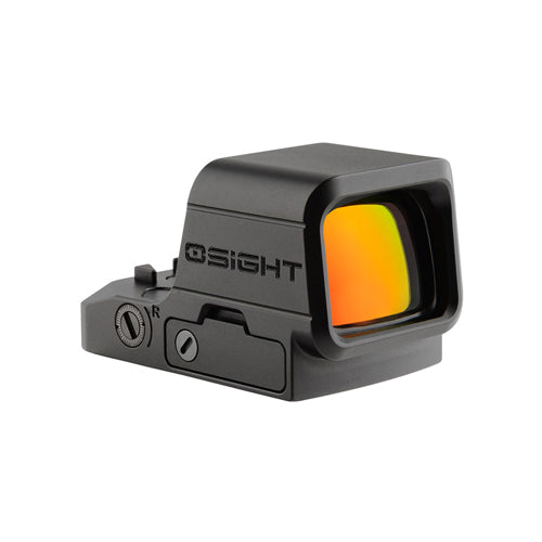 Osight XE AMRS Optique Point Rouge Fermé avec Empreinte RMR, Pile Latérale CR1632 & Multi-Réticules 2/6 MOA + Cercle 32 MOA