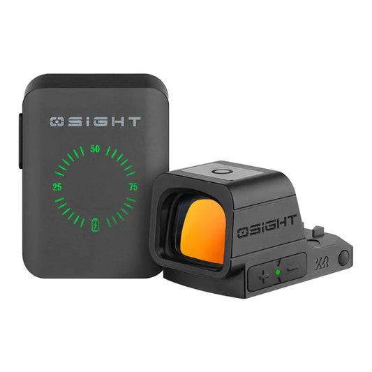 Osight XR - Optique Point Rouge avec Empreinte RMR - Multi-Réticules Point de 2/6 MOA & Cercle de 32 MOA  NYCTALOPE  