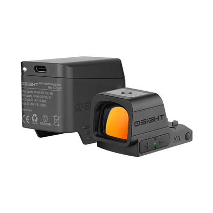 Osight XR - Optique Point Rouge avec Empreinte RMR - Multi-Réticules Point de 2/6 MOA & Cercle de 32 MOA  NYCTALOPE  