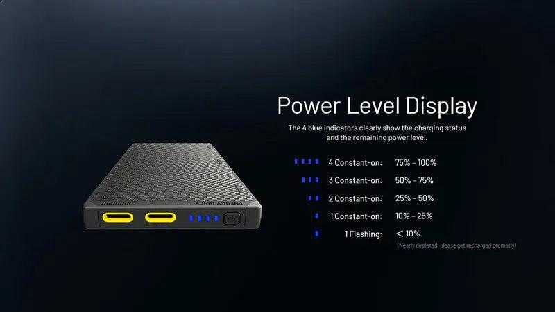 Powerbank Nitecore NB10000 GEN3 – 10 000mAh  NYCTALOPE  