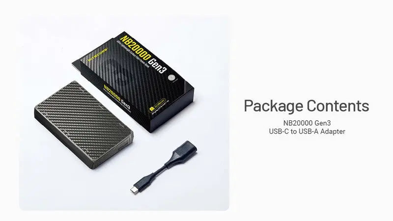 Powerbank Nitecore NB20000 GEN3 - 20 000mAh  NYCTALOPE  