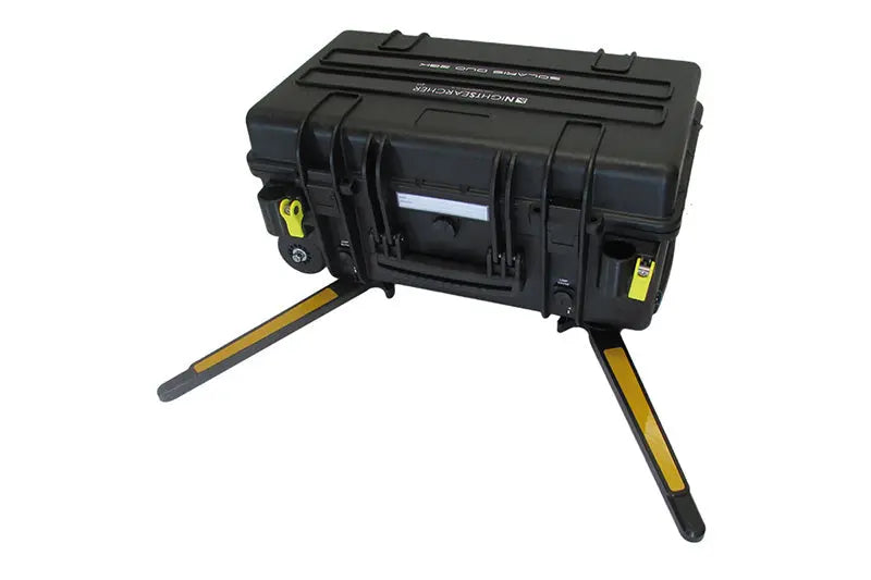 Projecteur Nightsearcher Solarisduo 20K 40000 Lumens - Double tête d'éclairage - Batterie Lithium-ion 50Ah - NYCTALOPE