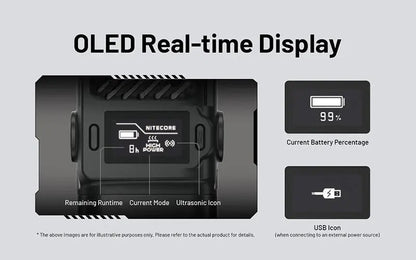 Répulsif Anti-Moustique Électrique Nitecore EMR25 - Multi-fonctions - Écran OLED - Batterie Externe 12000mAh  NYCTALOPE  