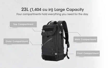 Sac à dos Imperméable Nitecore BP23 – 23L – Polyester 600D  NYCTALOPE  
