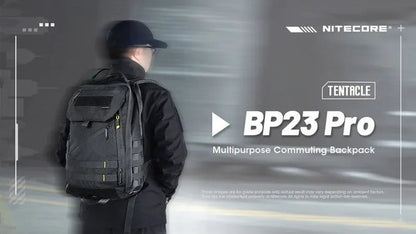 Sac à dos Nitecore BP23 PRO - imperméable 23 litres  NYCTALOPE  