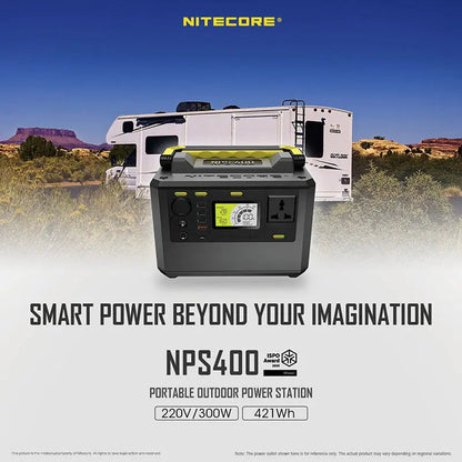 Station d'alimentation portable Batterie Nitecore NPS400 - 117000mAh  NYCTALOPE  