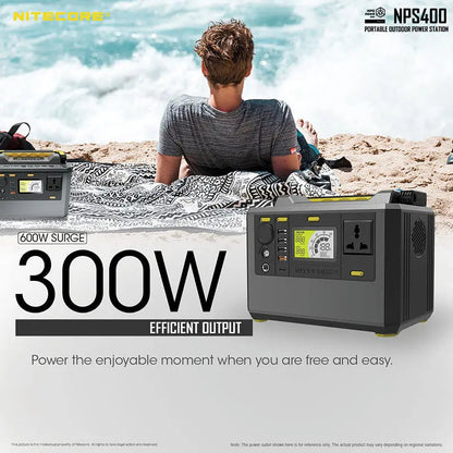 Station d'alimentation portable Batterie Nitecore NPS400 - 117000mAh  NYCTALOPE  