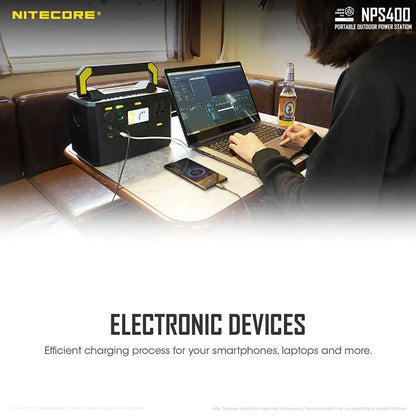Station d'alimentation portable Batterie Nitecore NPS400 - 117000mAh  NYCTALOPE  