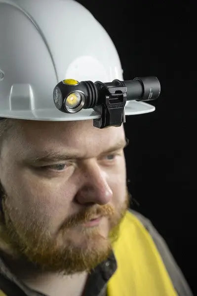 Support Armytek AHM-04 pour casque de chantier, sécurité, lampe Wizard et Elf  NYCTALOPE  
