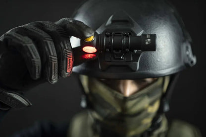 Support Armytek AHM-05 pour casque équipé d'un NVG Shroud pour lampe Wizard et Elf  NYCTALOPE  