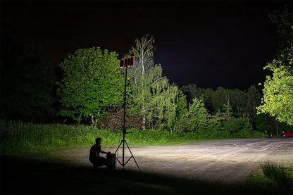 Tour d'éclairage Nightsearcher STRATOSTAR-X 115000 Lumens - Batterie LiFePO4 30Ah - Trépied 4,5m - IP67 - NYCTALOPE