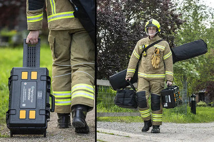 Tour d'éclairage Nightsearcher STRATOSTAR-X 115000 Lumens - Batterie LiFePO4 30Ah - Trépied 4,5m - IP67 - NYCTALOPE