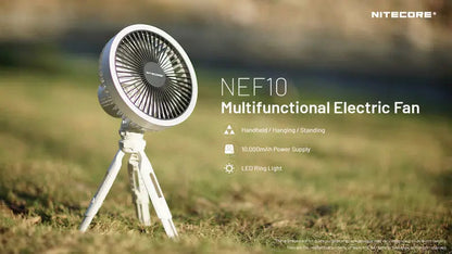 Ventilateur portable multifonction Nitecore NEF10 - Ventilateur, lampe et powerbank  NYCTALOPE  