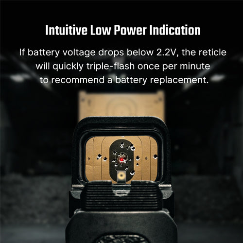 Olight Osight SE 6 MOA - Optique fermée à point rouge avec empreinte RMSc et batterie remplaçable