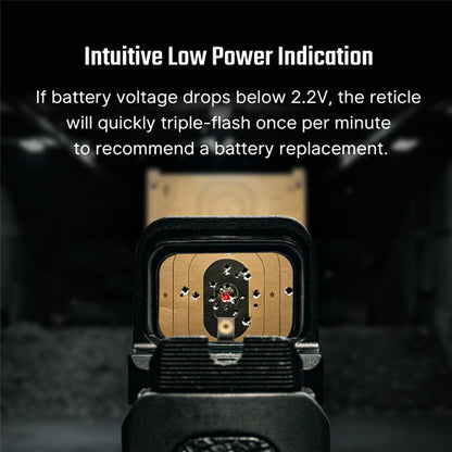 Olight Osight SE 6 MOA - Optique fermée à point rouge avec empreinte RMSc et batterie remplaçable