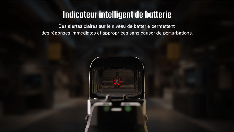 Olight Osight SE Point Vert - Optique fermée multi-réticules RMSc avec batterie latérale CR1620