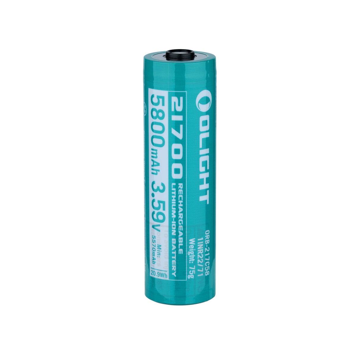 Olight ORB-217C58 - Batterie 21700 rechargeable 5800 mAh pour Seeker Ultra
