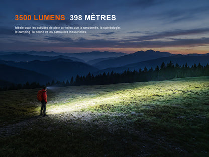 Fenix HM75R PRO - Lampe frontale à led multiples - 3500 lumens