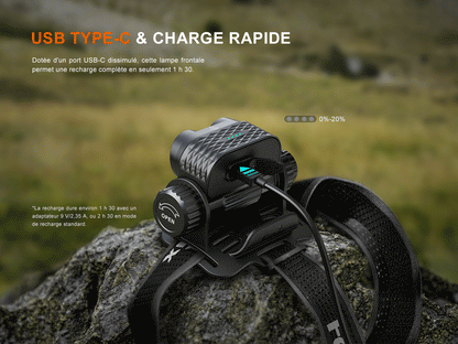 Fenix HM75R PRO - Lampe frontale à led multiples - 3500 lumens