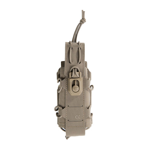 Porte-lampe GK DUTYCALL - étui MOLLE à ouverture rapide pour lampe tactique (Coyote, Marine, Noir)