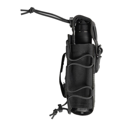 Porte-lampe GK DUTYCALL - étui MOLLE à ouverture rapide pour lampe tactique (Coyote, Marine, Noir)