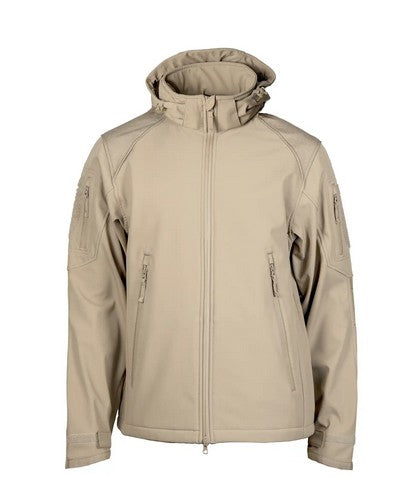 Softshell Ripstop Coyote GK DUTYCALL - veste softshell 3 couches imperméable et respirante